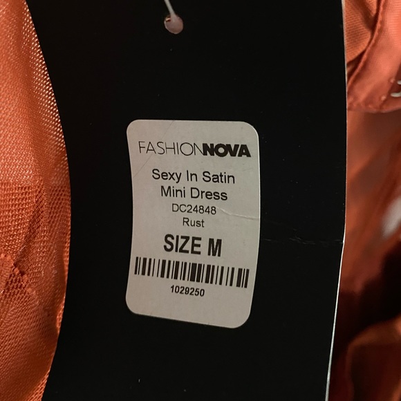 Fashion Nova - Satin Mini Dress - Picture 5 of 5